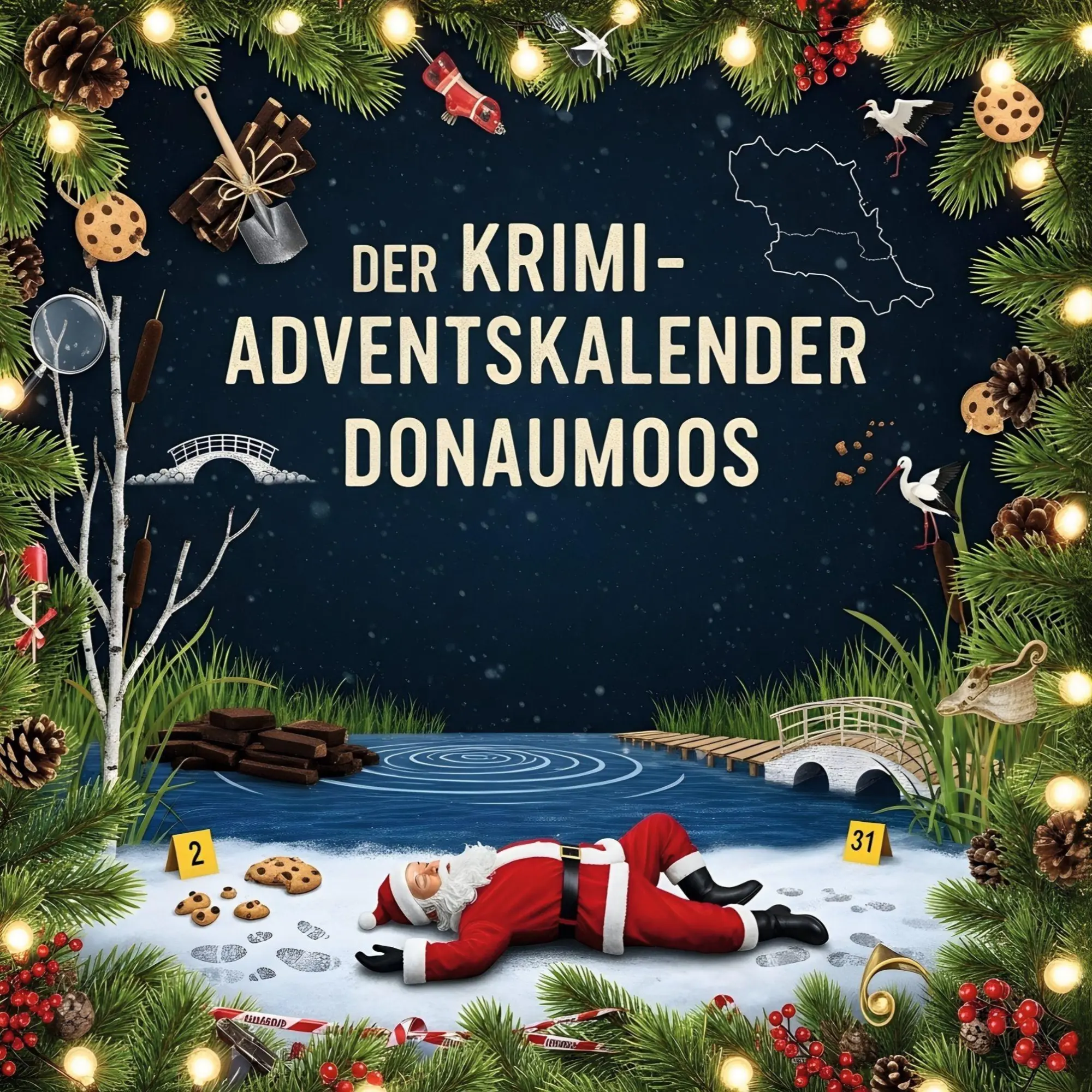 Cover: 9783695310272 | Der Krimi-Adventskalender Donaumoos | Mordsverdächtig in 24 Akten