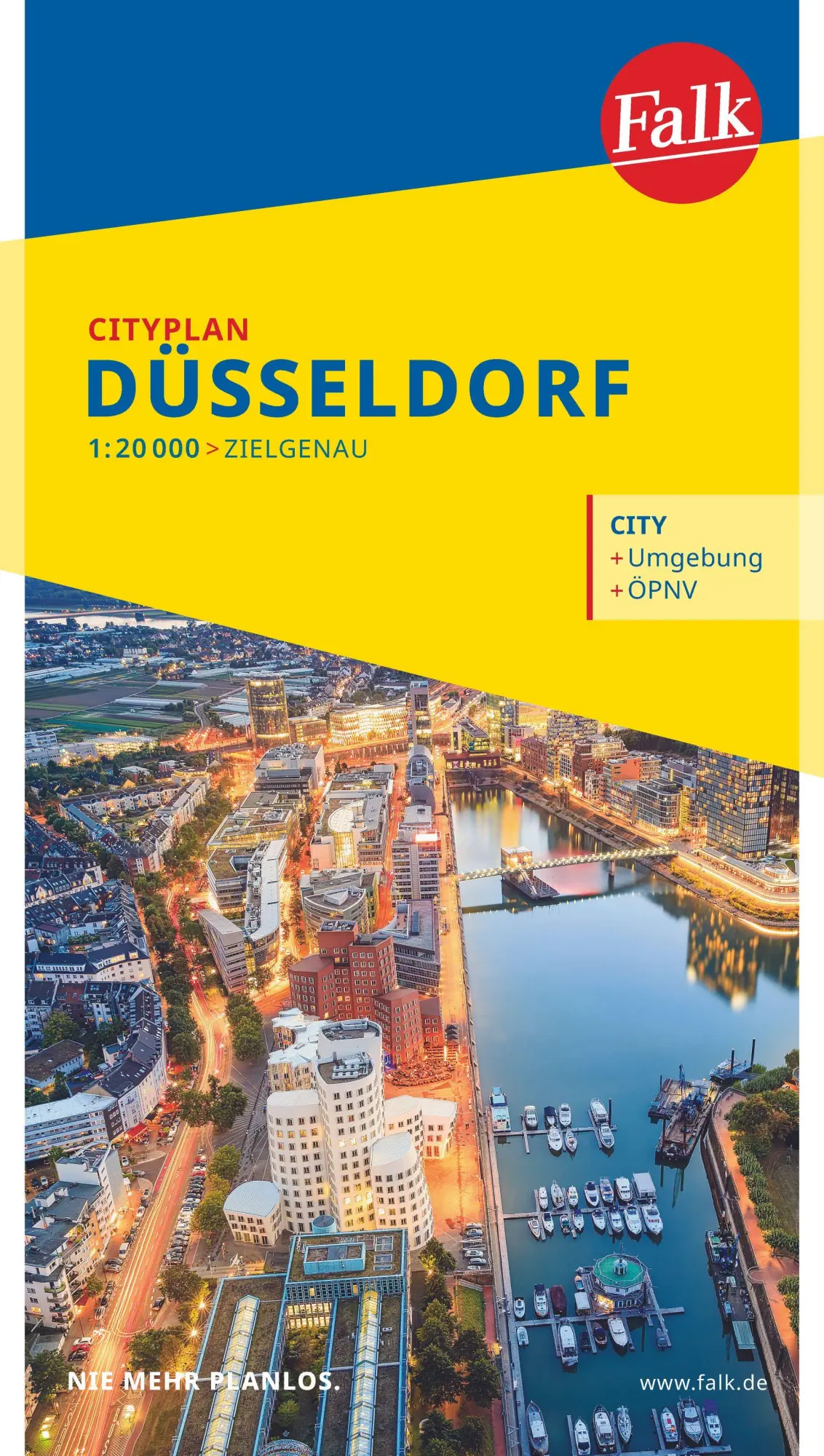 Cover: 9783827900272 | Falk Cityplan Düsseldorf 1:20.000 | (Land-)Karte | Falk Citypläne