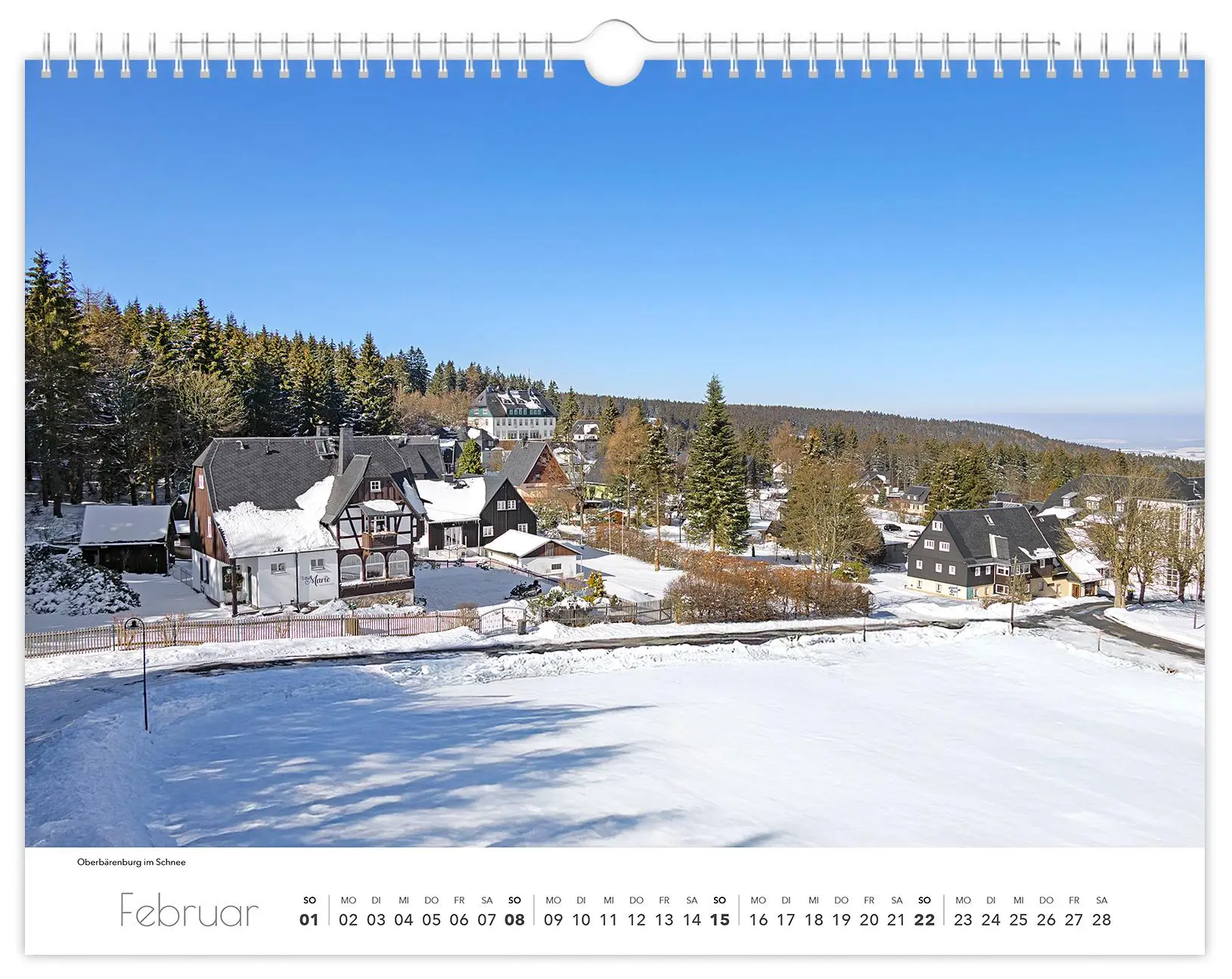 Bild: 9783910680272 | Kalender Osterzgebirge 2026 | 40 x 30 cm weißes Kalendarium | Schubert