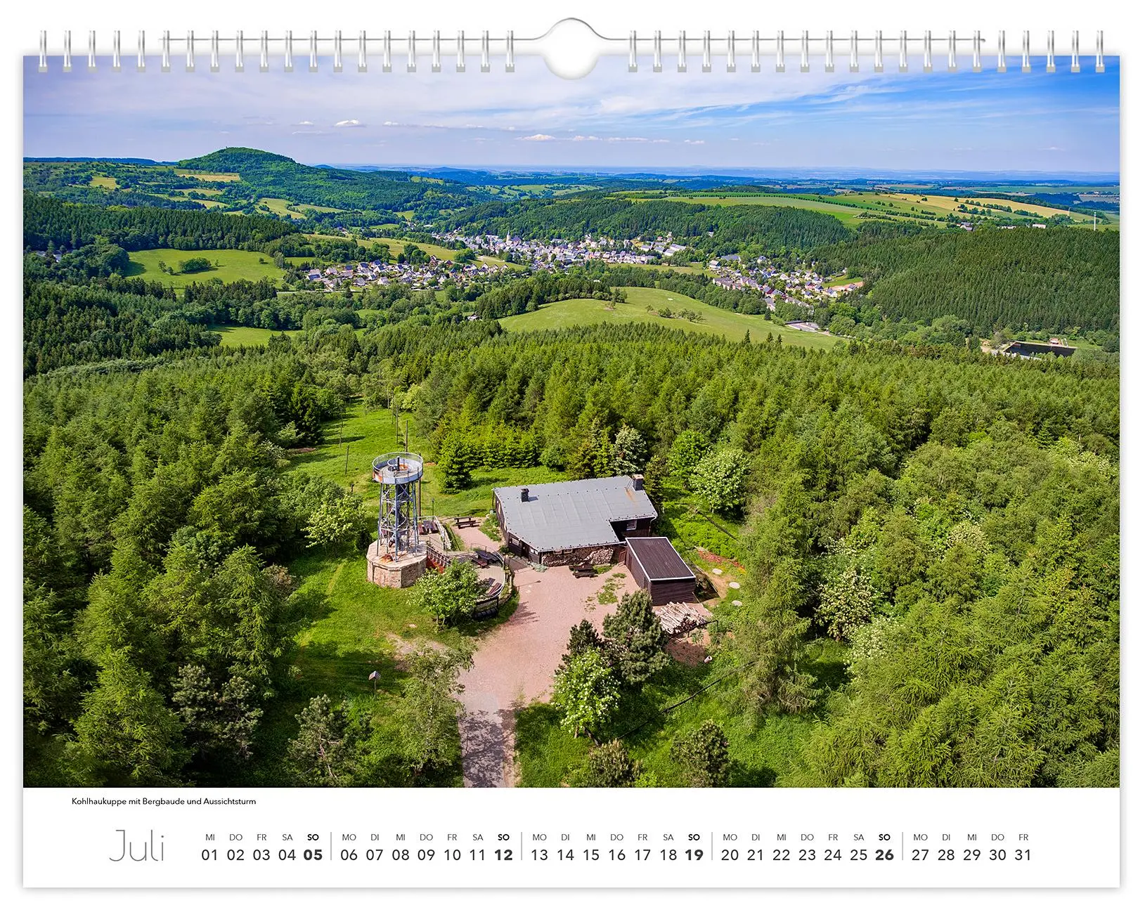 Bild: 9783910680272 | Kalender Osterzgebirge 2026 | 40 x 30 cm weißes Kalendarium | Schubert