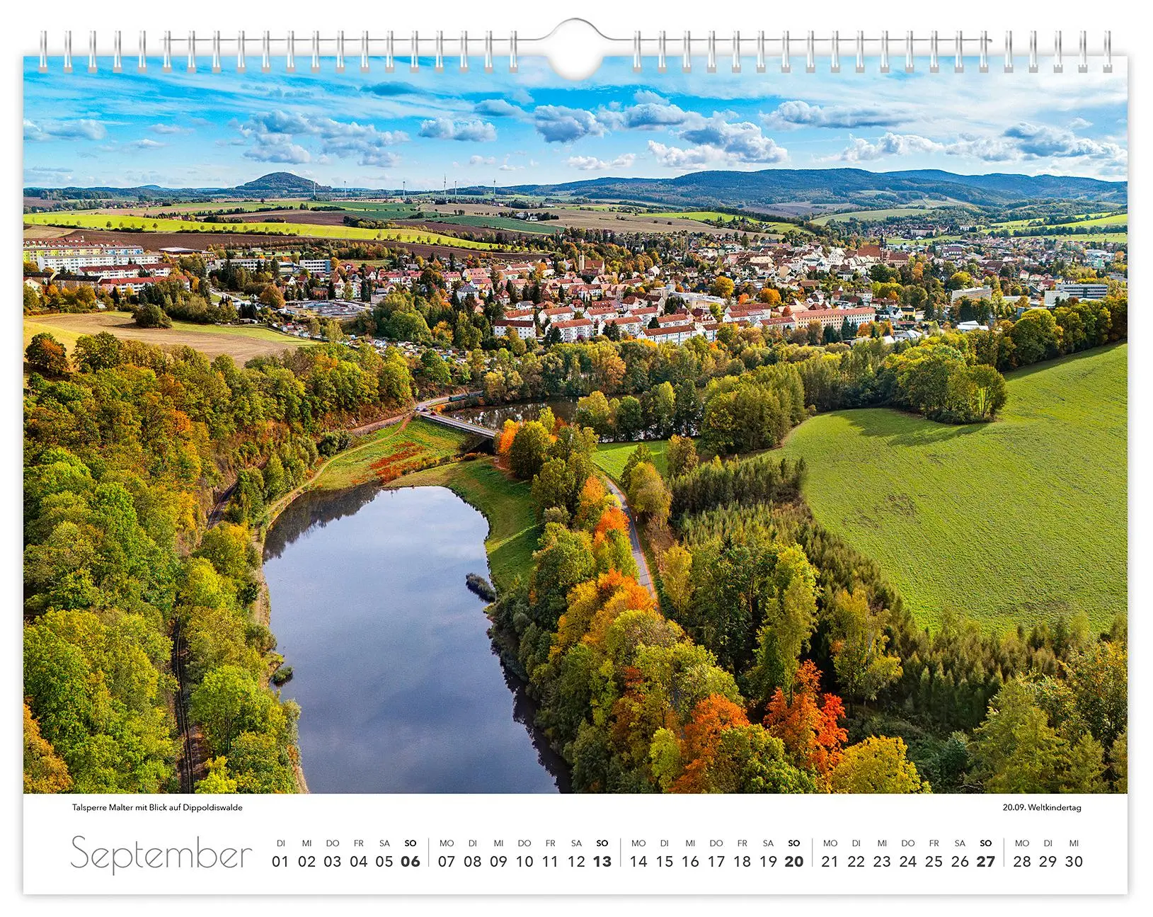 Bild: 9783910680272 | Kalender Osterzgebirge 2026 | 40 x 30 cm weißes Kalendarium | Schubert