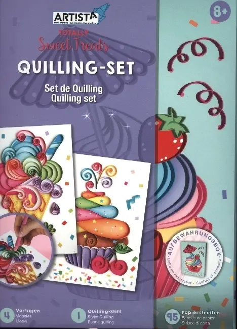 Cover: 7640250150372 | Quillingset Süssigkeiten | Kit (Bastelset) | 9301934 | 2022 | ARTISTA