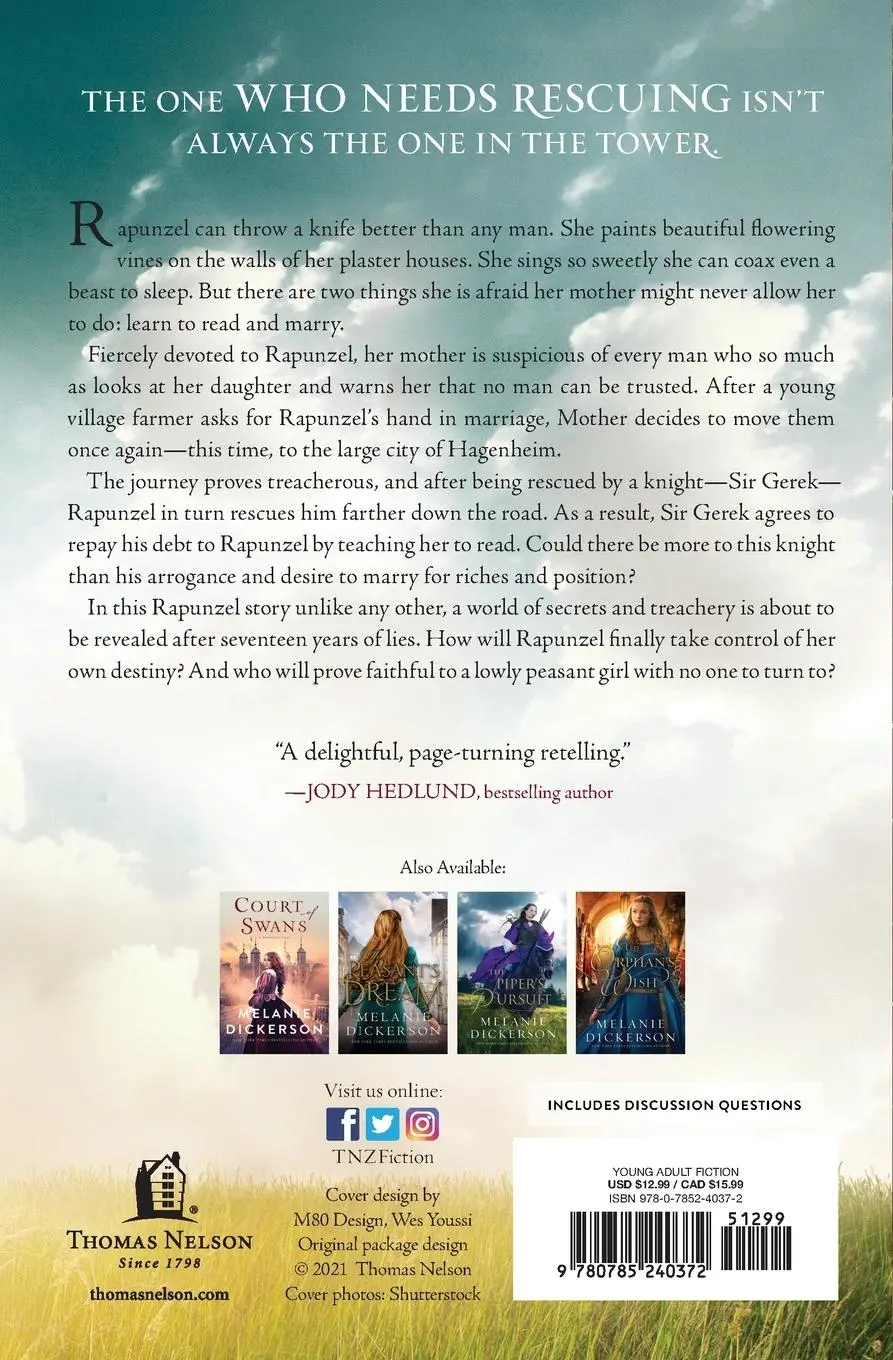 Rückseite: 9780785240372 | The Golden Braid | Melanie Dickerson | Taschenbuch | Englisch | 2021