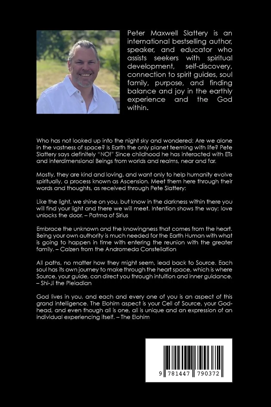 Rückseite: 9781447790372 | Extraterrestrials | Their Messages for Humanity | Peter Slattery