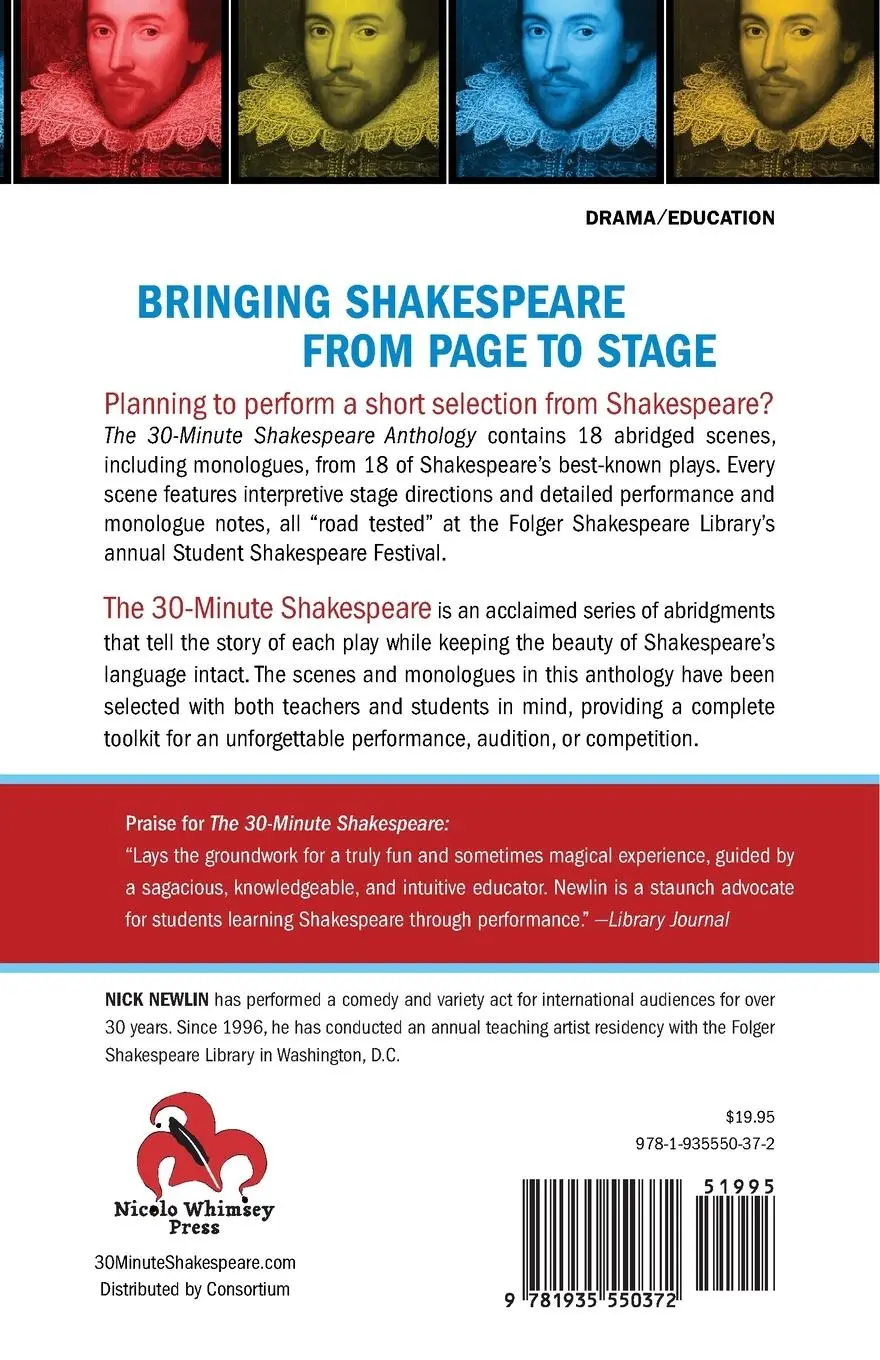 Rückseite: 9781935550372 | The 30-Minute Shakespeare Anthology | William Shakespeare | Buch
