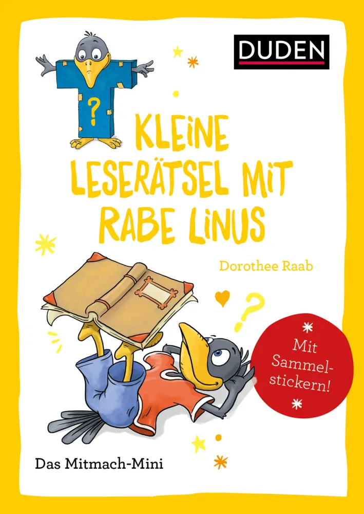 Cover: 9783411850372 | Duden Minis - Kleine Leserätsel mit Rabe Linus | Dorothee Raab | Buch