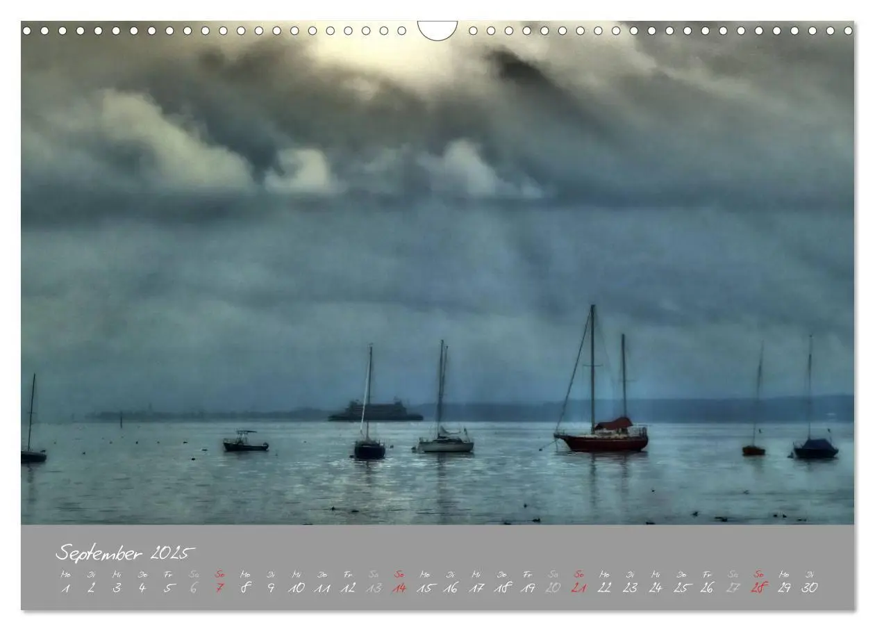 Bild: 9783435470372 | Farbrausch Bodensee (Wandkalender 2025 DIN A3 quer), CALVENDO...