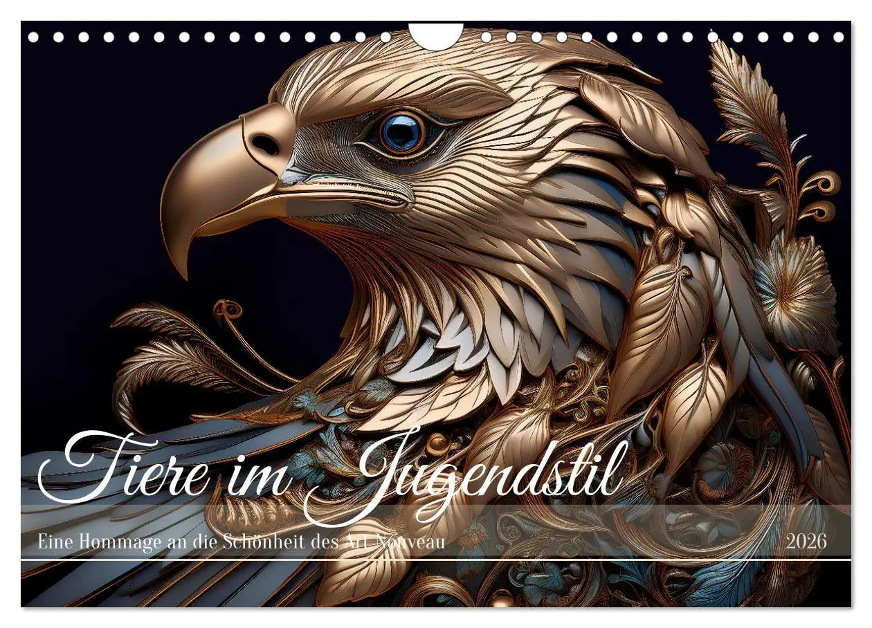 Cover: 9783457320372 | Tiere im Jugendstil - Eine Hommage an die Schönheit des Art Nouveau...