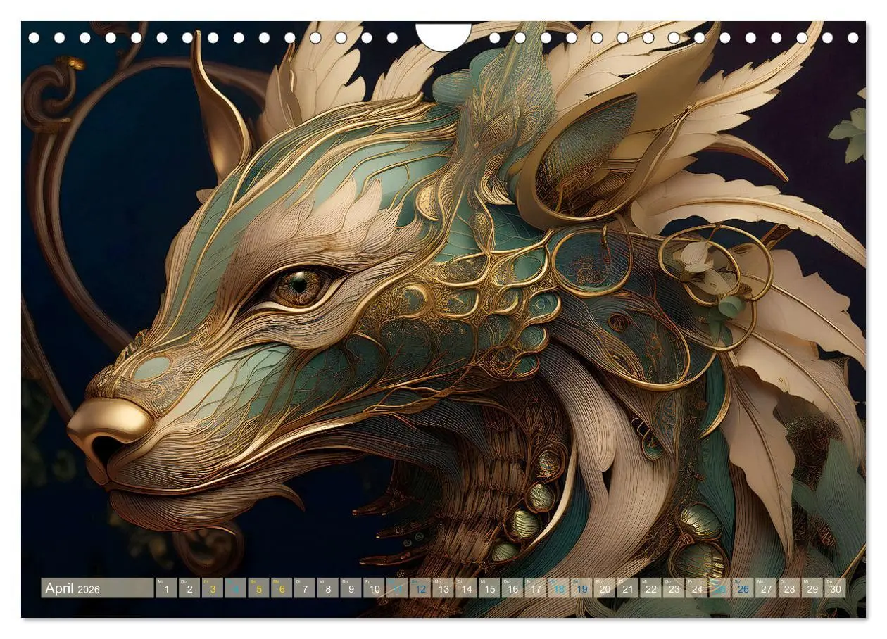 Bild: 9783457320372 | Tiere im Jugendstil - Eine Hommage an die Schönheit des Art Nouveau...