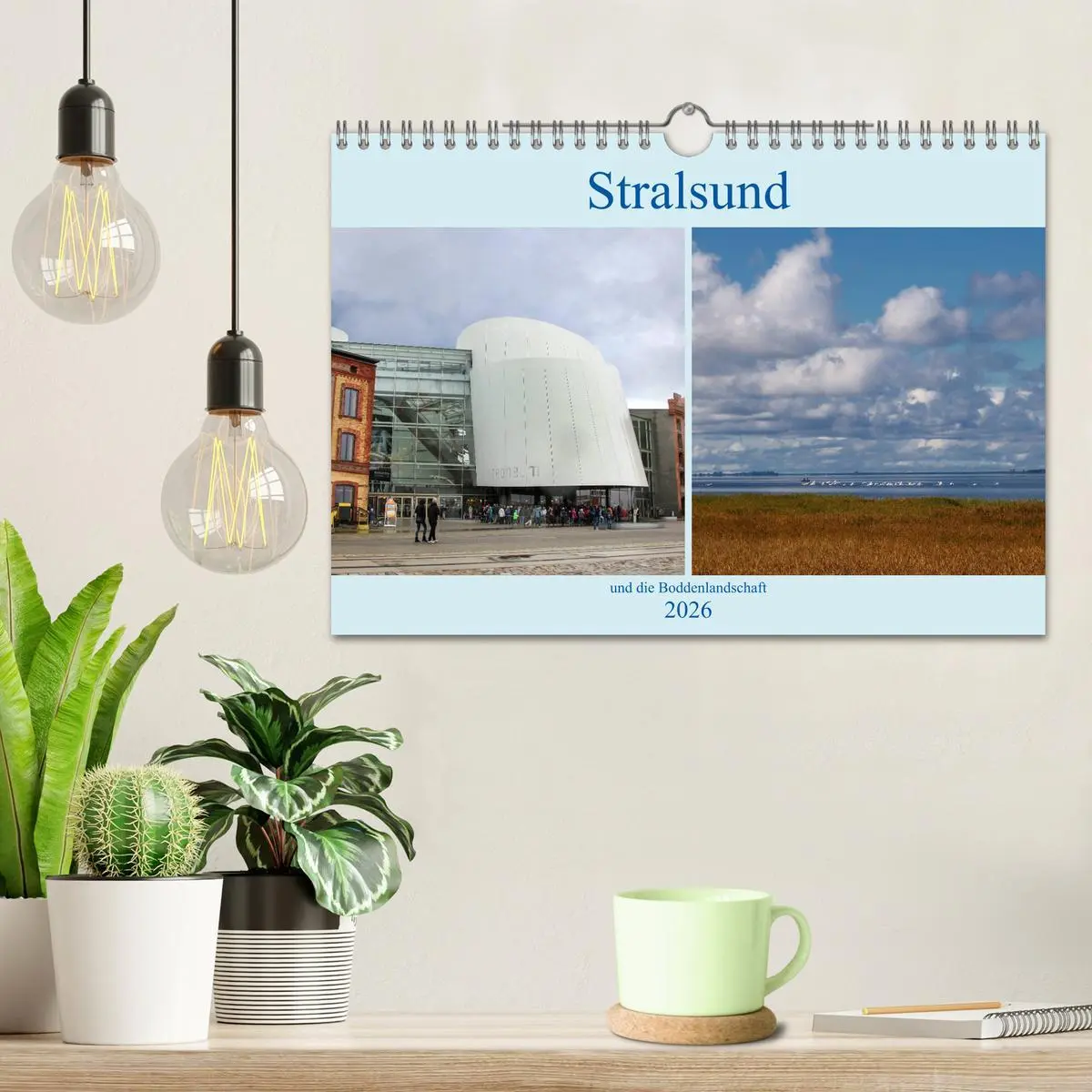 Bild: 9783457940372 | Stralsund und die Boddenlandschaft (Wandkalender 2026 DIN A4 quer),...