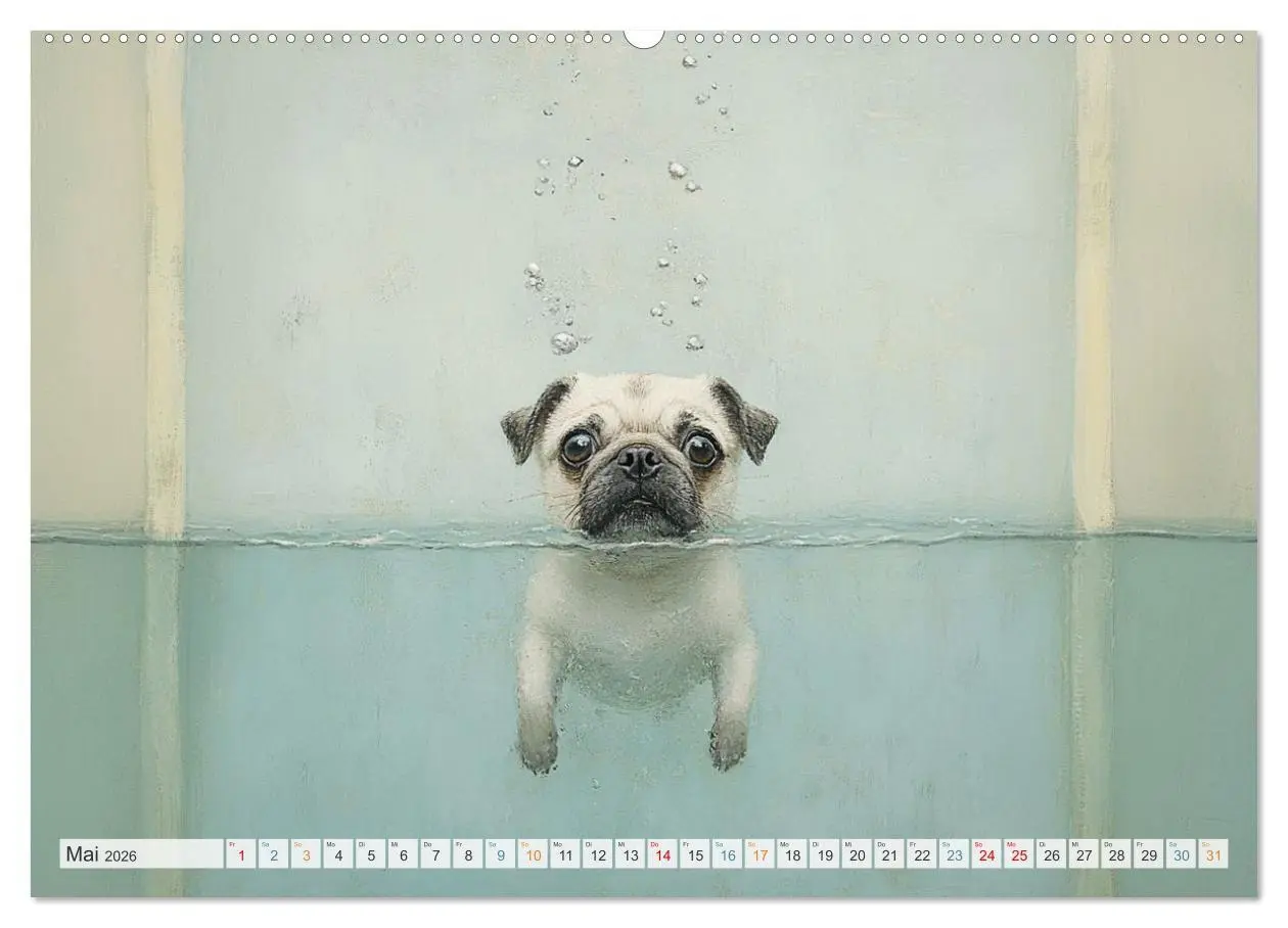 Bild: 9783516030372 | Wasserschlacht mit Flauschalarm (hochwertiger Premium Wandkalender...