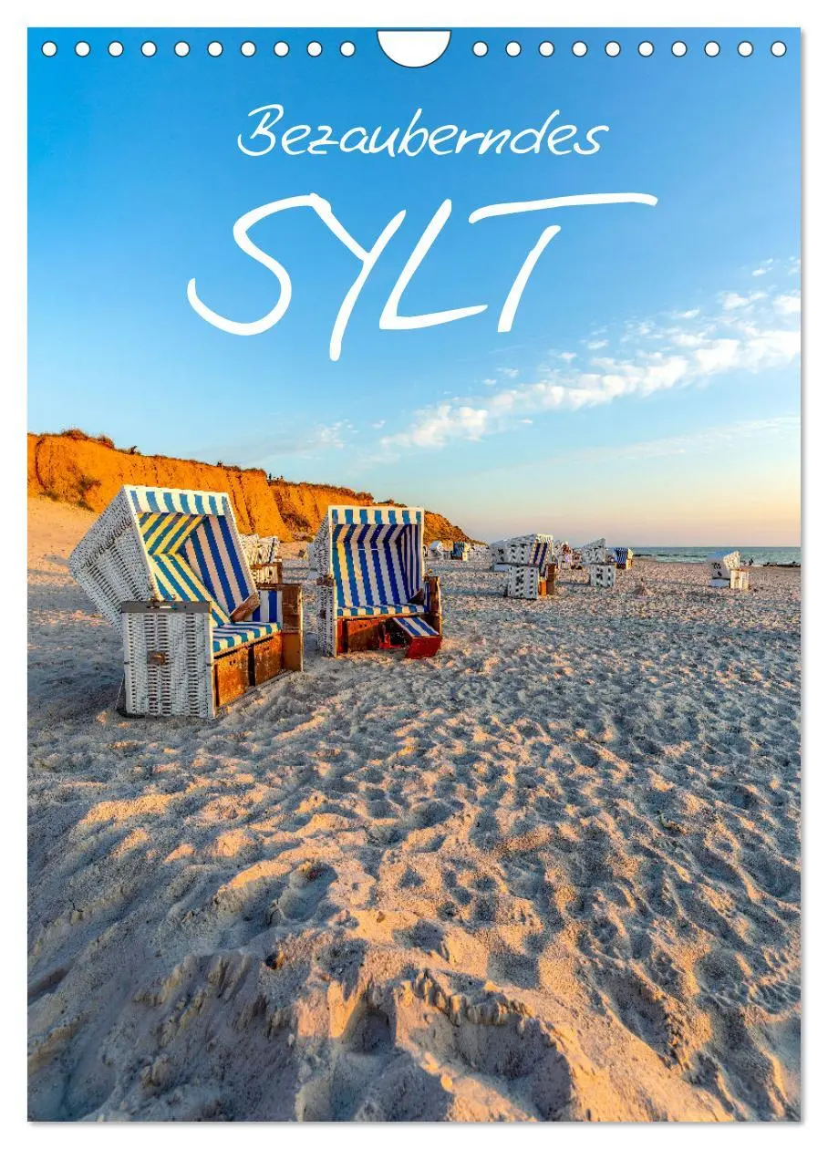 Cover: 9783516340372 | Bezauberndes Sylt (Wandkalender 2026 DIN A4 hoch), CALVENDO...