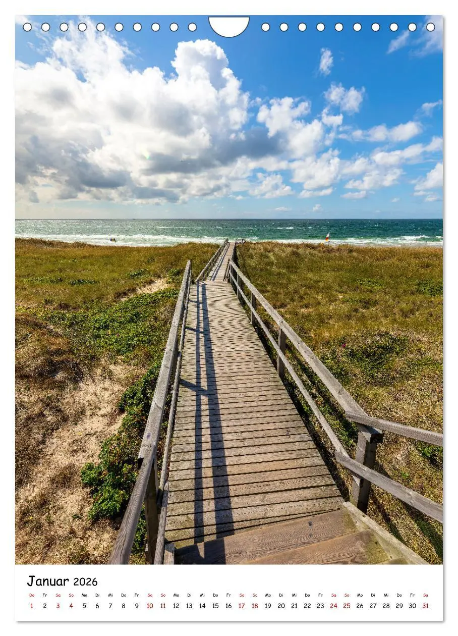 Bild: 9783516340372 | Bezauberndes Sylt (Wandkalender 2026 DIN A4 hoch), CALVENDO...
