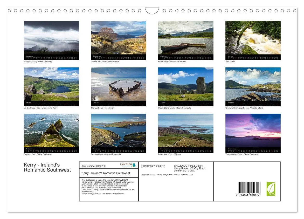 Bild: 9783516580372 | Kerry - Ireland's Romantic Southwest (Wall Calendar 2026 DIN A3...