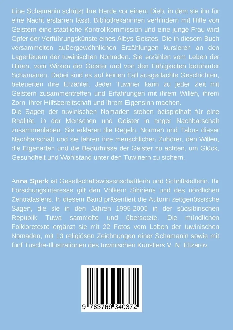 Rückseite: 9783769340372 | Die Herren der Taiga | Anna Sperk | Taschenbuch | 220 S. | Deutsch