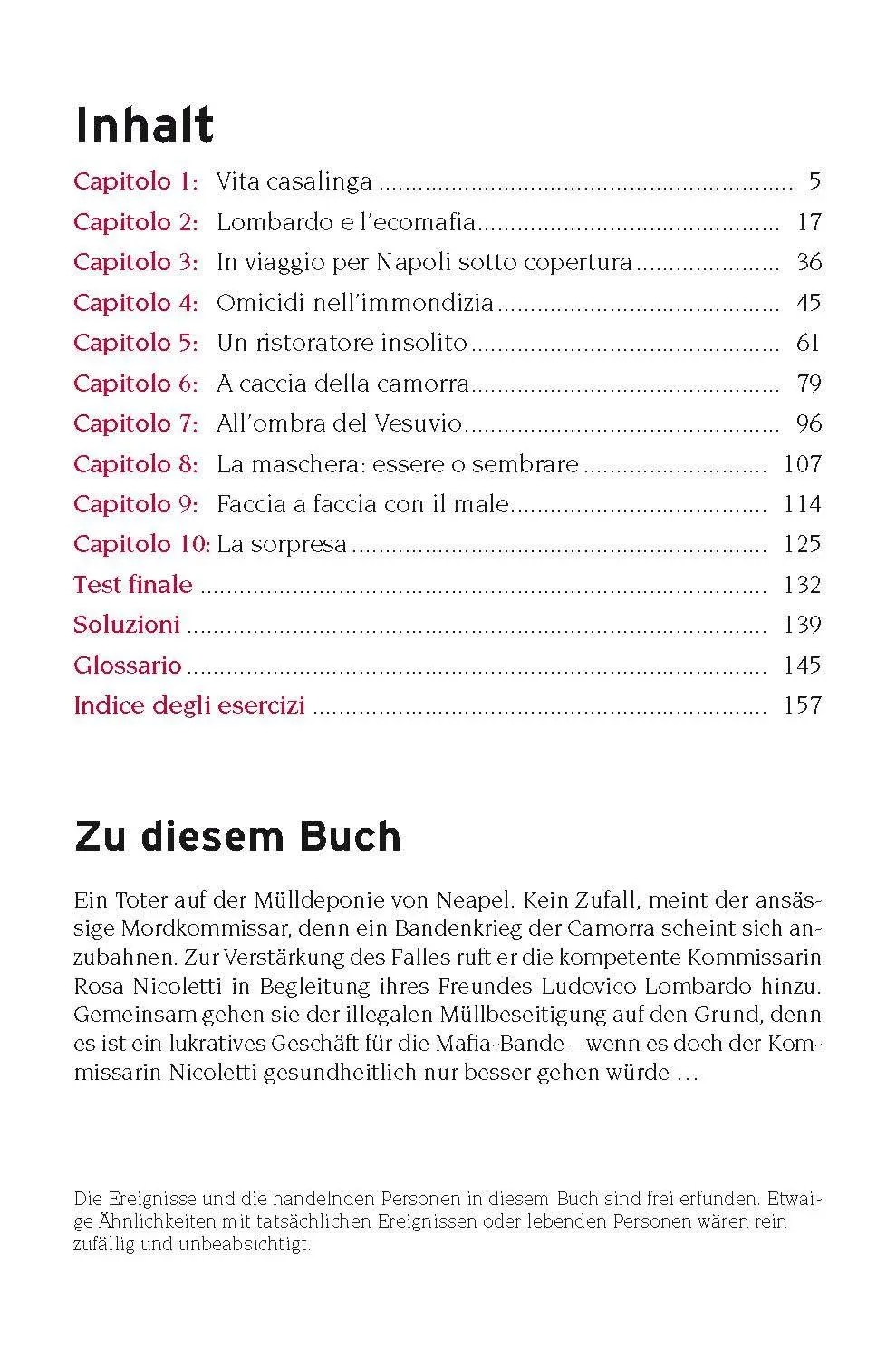 Bild: 9783790100372 | Caccia alla camorra. Italienisch B2 | Roberta Rossi | Taschenbuch