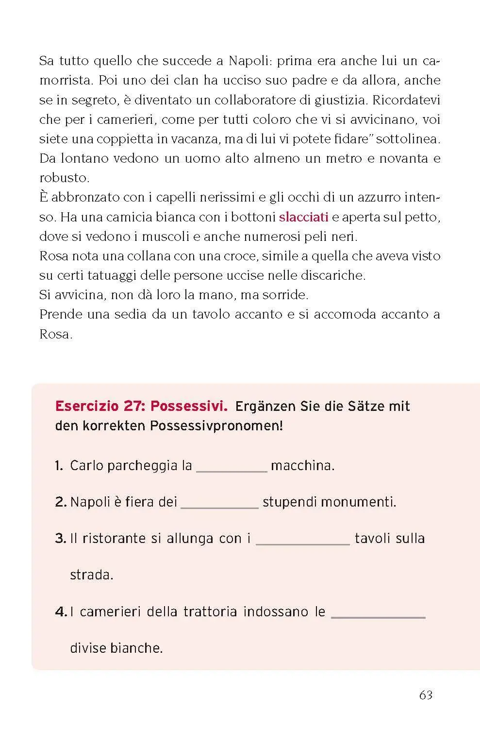 Bild: 9783790100372 | Caccia alla camorra. Italienisch B2 | Roberta Rossi | Taschenbuch