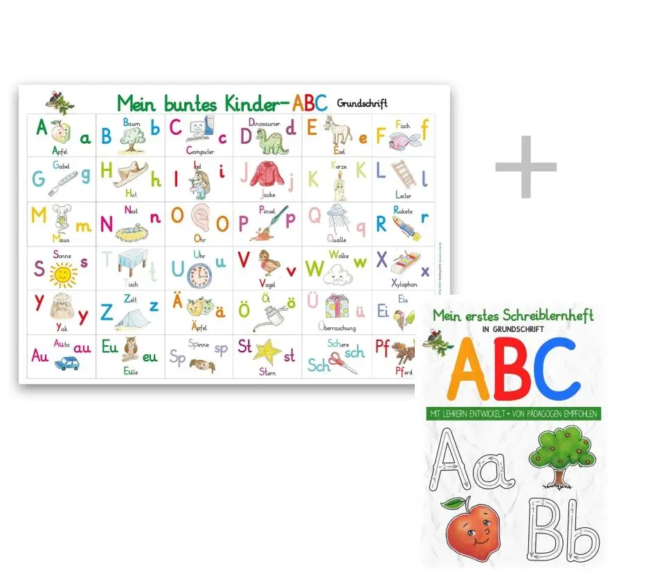 Cover: 9783968400372 | Mein buntes Kinder-ABC-Set in Grundschrift | E&amp;Z-Verlag Gmbh | Buch