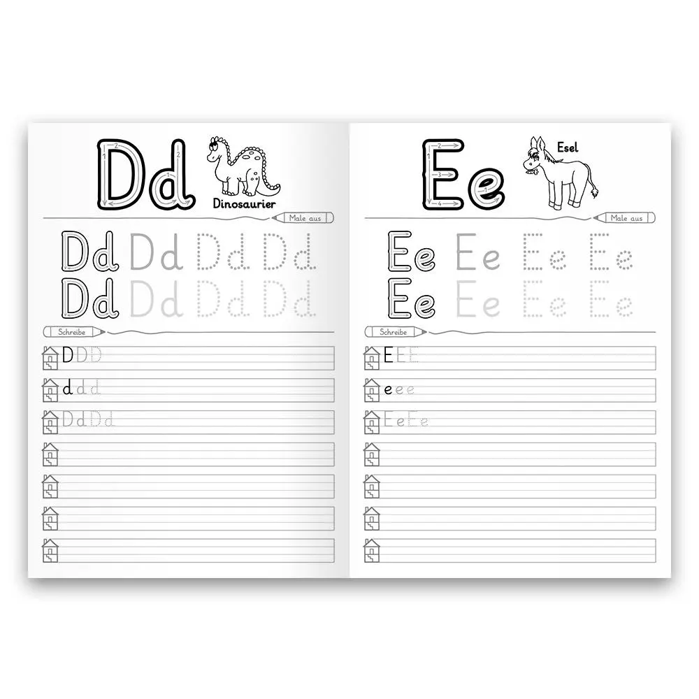 Bild: 9783968400372 | Mein buntes Kinder-ABC-Set in Grundschrift | E&amp;Z-Verlag Gmbh | Buch