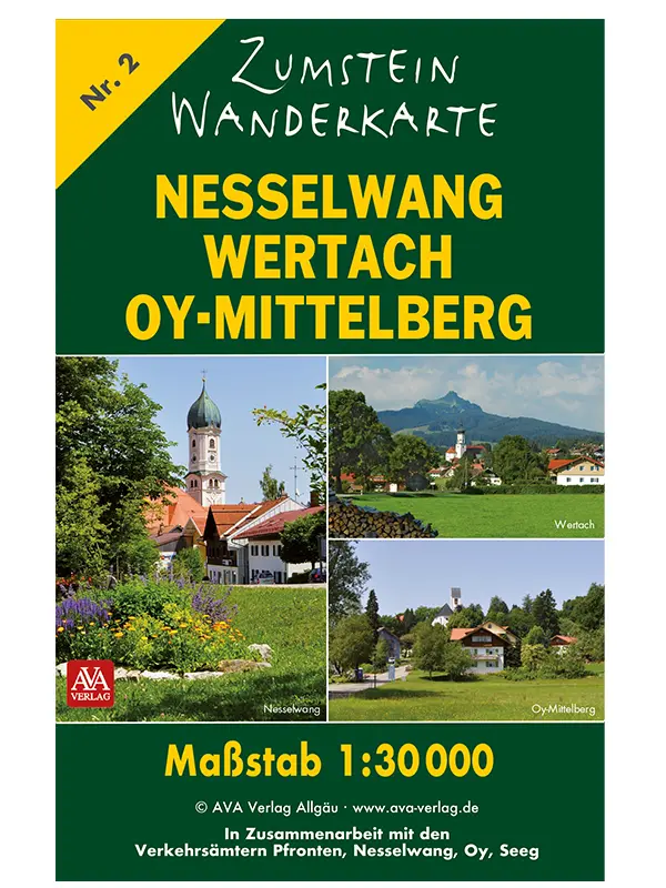 Cover: 9783985160372 | Zumstein Wanderkarte Nesselwang | AVA-Verlag Allgäu GmbH | 2025
