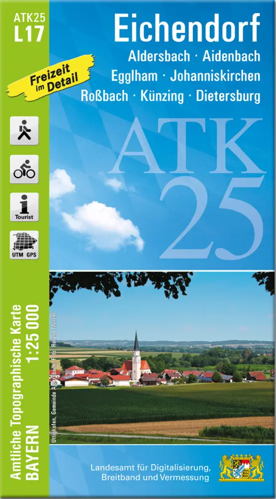 Cover: 9783987760372 | ATK25-L17 Eichendorf (Amtliche Topographische Karte 1:25000) | Deutsch