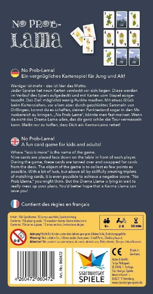Bild: 4260472860472 | No Prob-Lama | Kartenspiel | Tanja Philippeit | Spiel | 86047 | 2021
