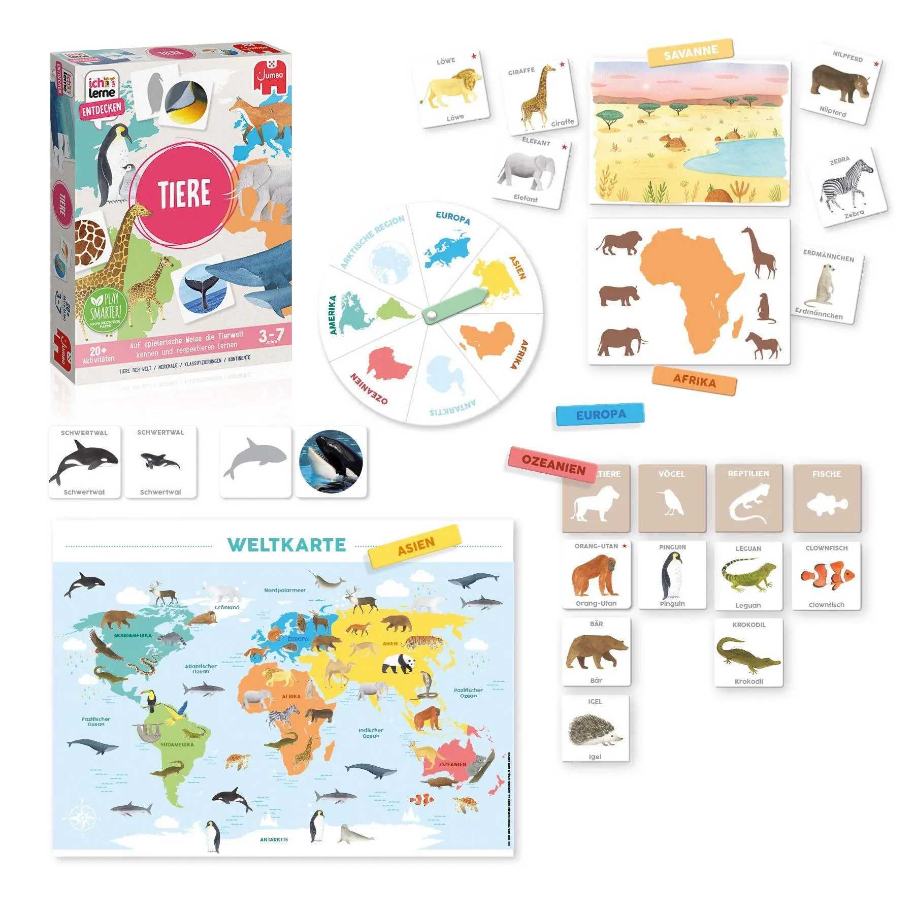 Bild: 8710126000472 | Ich lerne Entdecken - Tiere | Spiel | 1110100047 | Deutsch | 2023