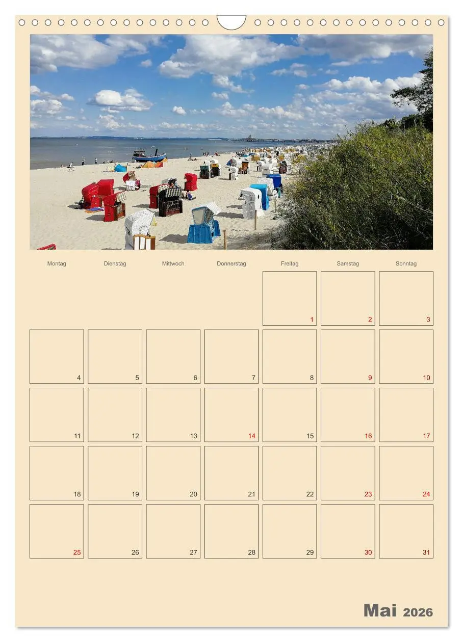 Bild: 9783516330472 | Usedom Ostsee - Terminplaner (Wandkalender 2026 DIN A3 hoch),...