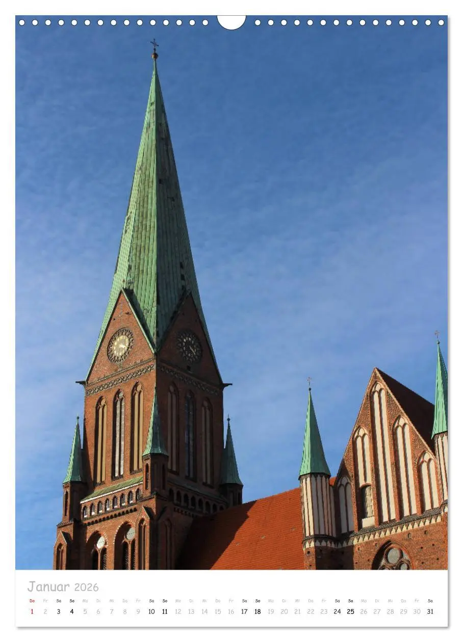 Bild: 9783516400472 | Ein Tag durch Schwerin (Wandkalender 2026 DIN A3 hoch), CALVENDO...