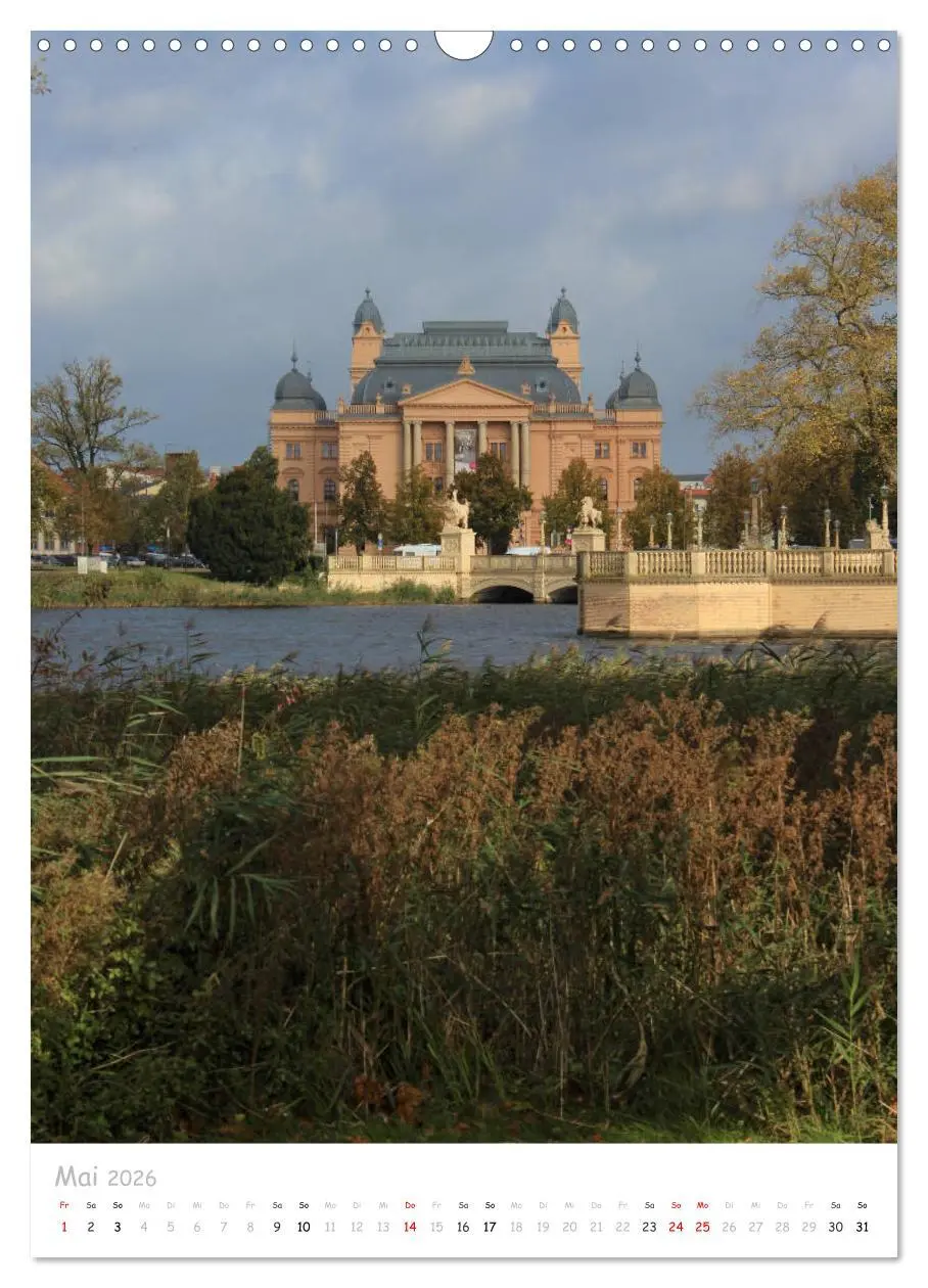 Bild: 9783516400472 | Ein Tag durch Schwerin (Wandkalender 2026 DIN A3 hoch), CALVENDO...