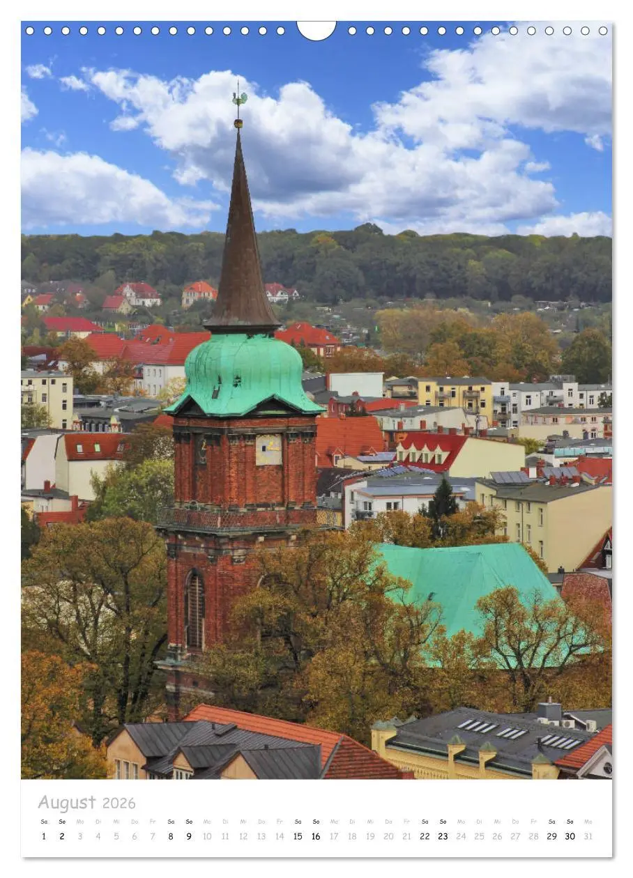 Bild: 9783516400472 | Ein Tag durch Schwerin (Wandkalender 2026 DIN A3 hoch), CALVENDO...