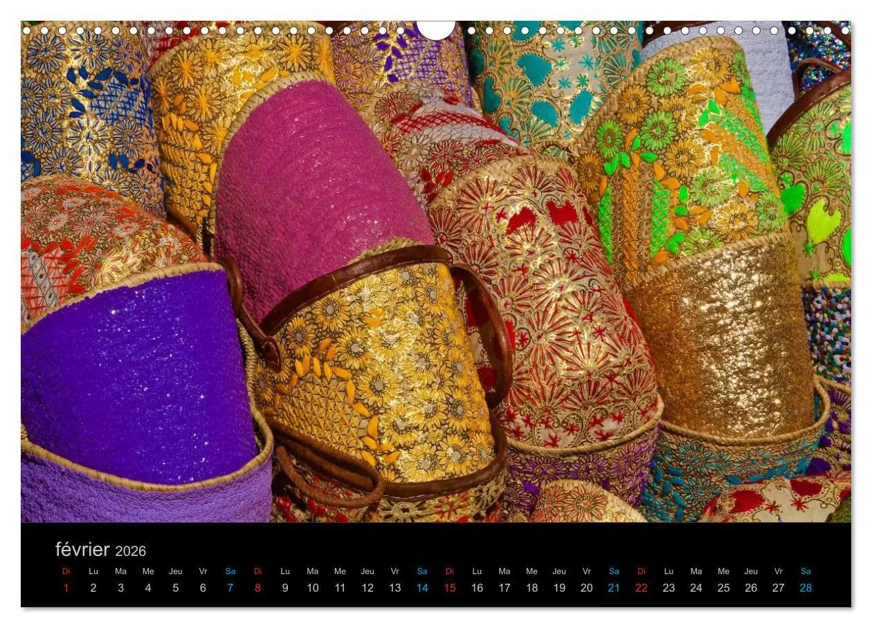 Bild: 9783516570472 | COULEURS DU MAROC (Calendrier mural 2026 DIN A3 vertical), CALVENDO...