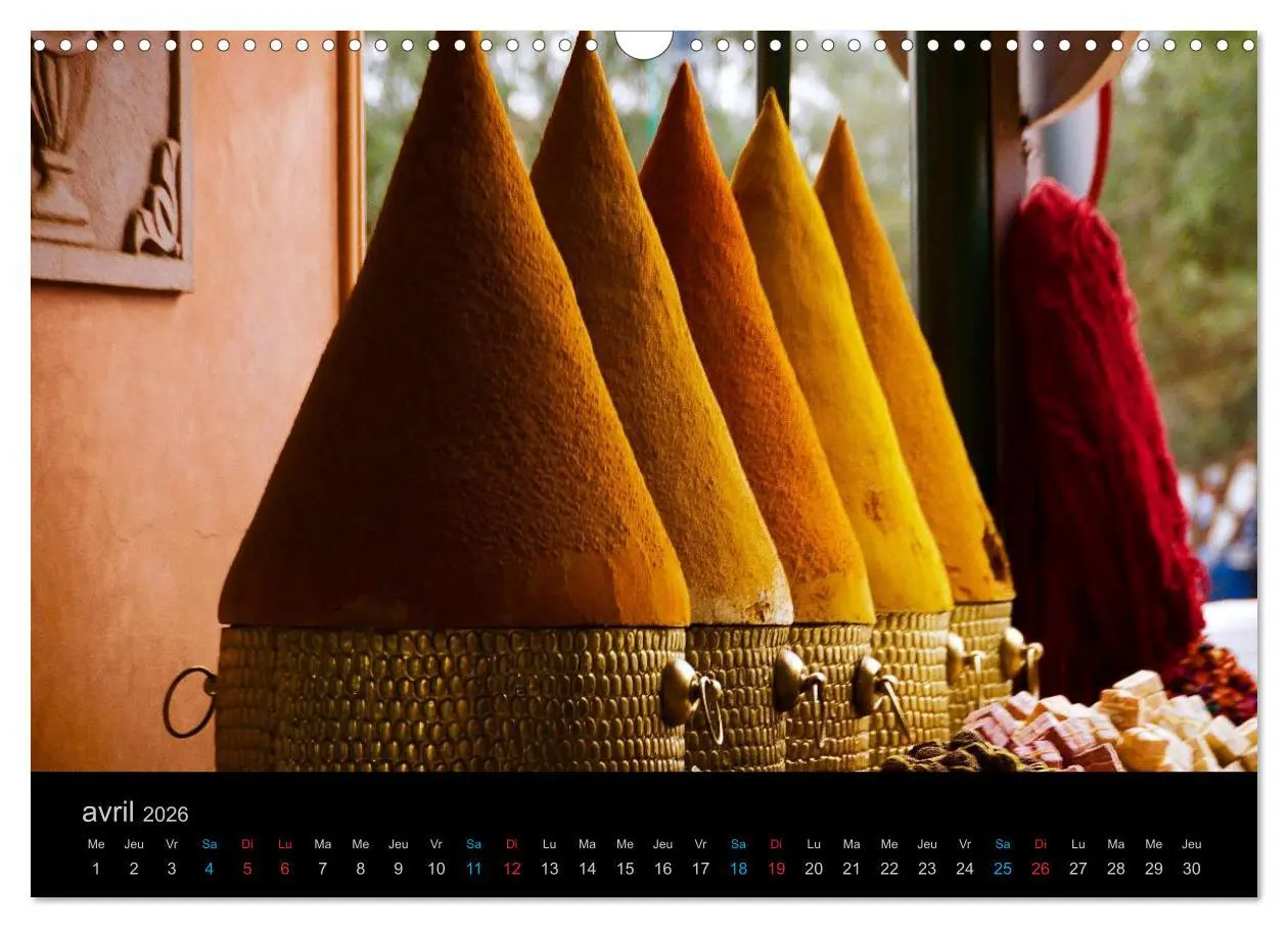 Bild: 9783516570472 | COULEURS DU MAROC (Calendrier mural 2026 DIN A3 vertical), CALVENDO...