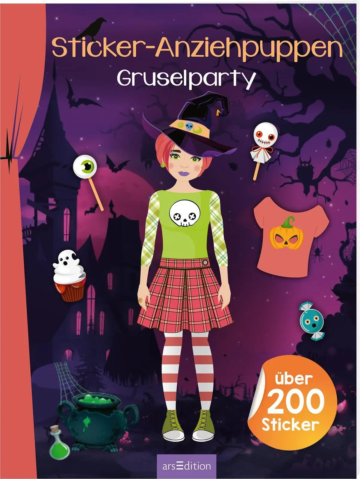 Cover: 9783845870472 | Sticker-Anziehpuppen - Gruselparty | Über 200 Sticker | Eva Schindler