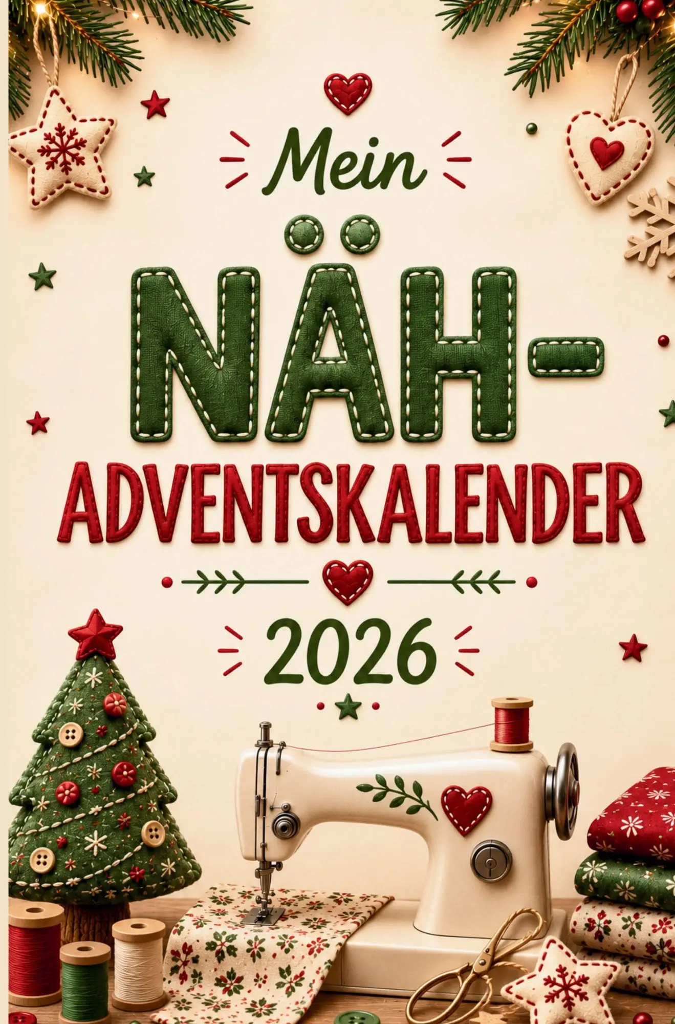 Cover: 9789403940472 | Mein Näh-Adventskalender | Ulrike Kohl | Taschenbuch | 108 S. | 2026