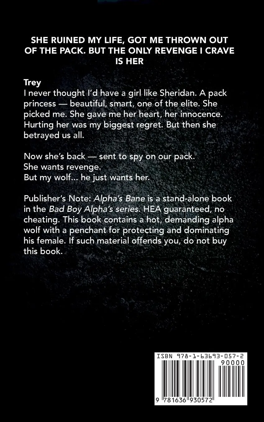 Rückseite: 9781636930572 | Alpha's Bane | A Shifter Fight Club Romance | Renee Rose (u. a.)
