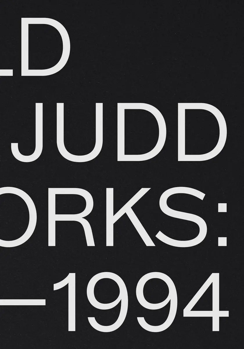 Cover: 9781644230572 | Donald Judd: Artworks 1970-1994 | Donald Judd | Buch | Englisch | 2022