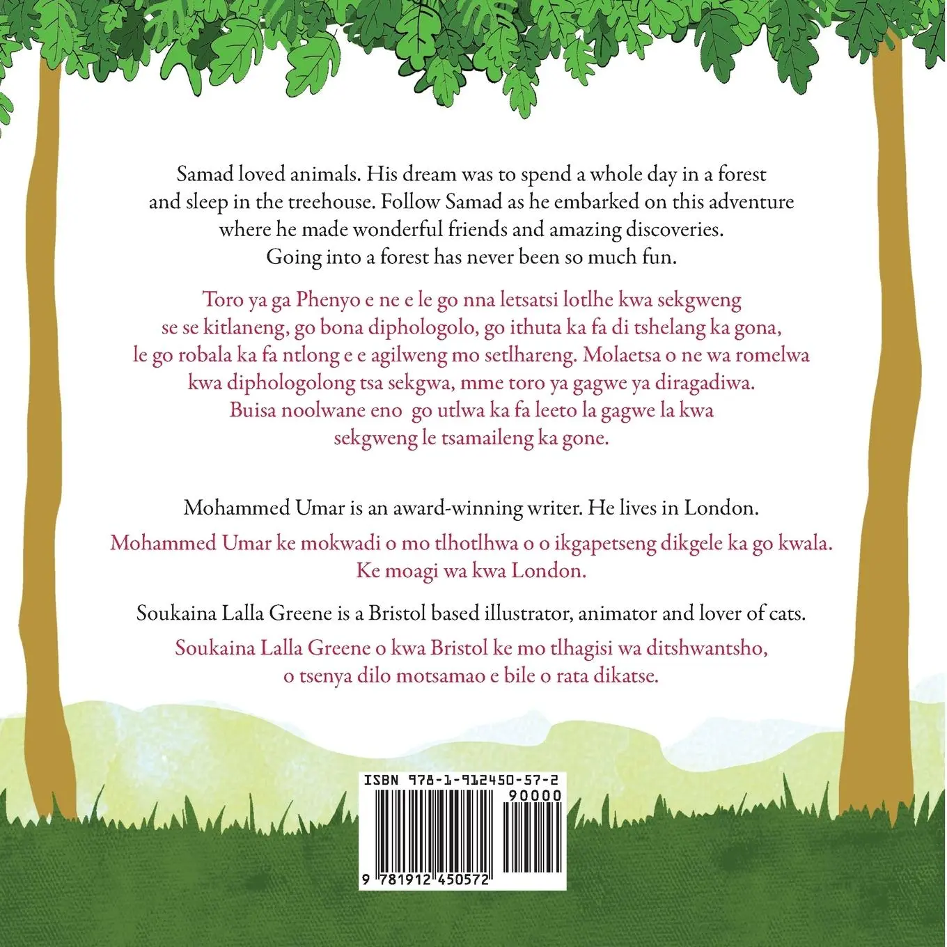 Rückseite: 9781912450572 | Samad in the Forest | English-Setswana Bilingual Edition | Umar | Buch