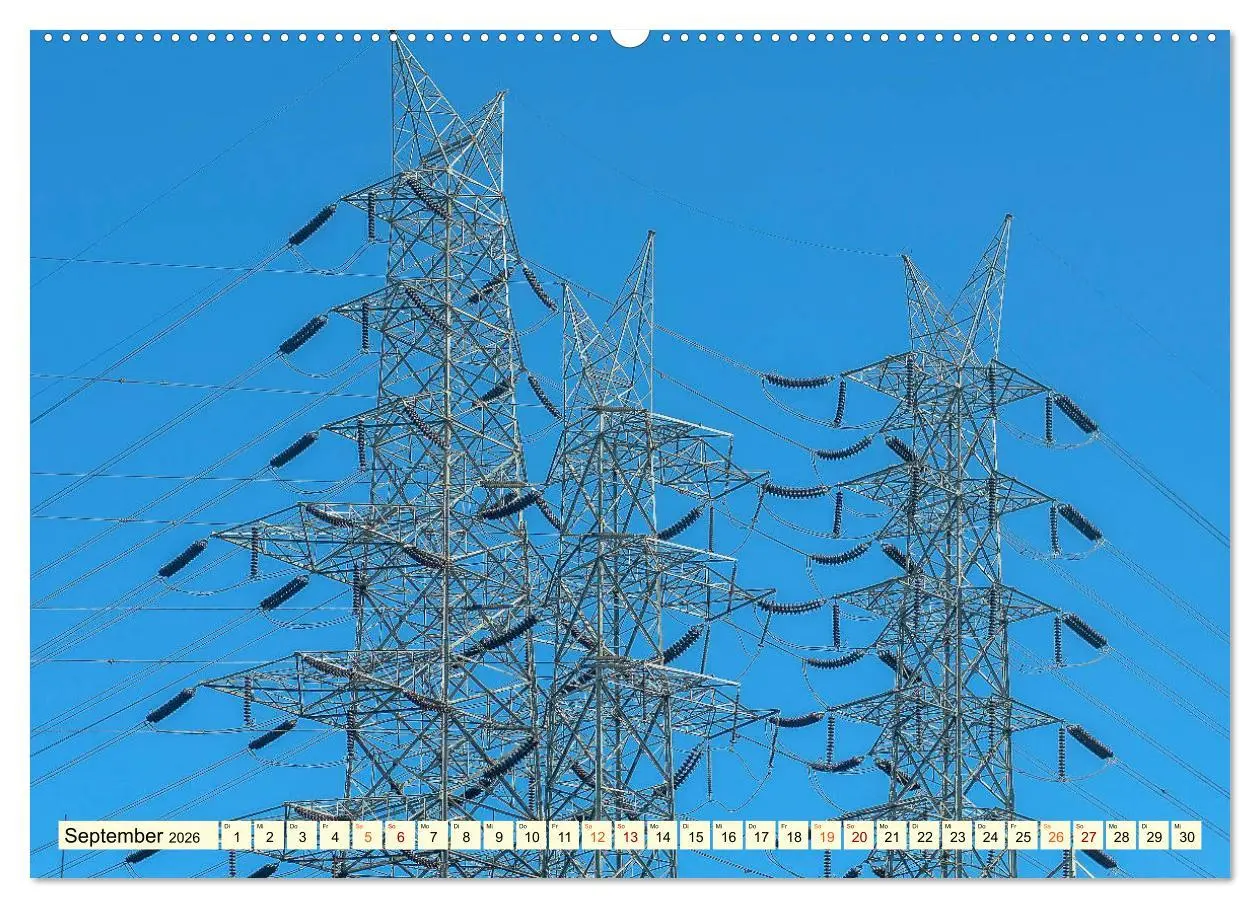 Bild: 9783457920572 | Strommasten - Wege des Stroms (Wandkalender 2026 DIN A2 quer),...