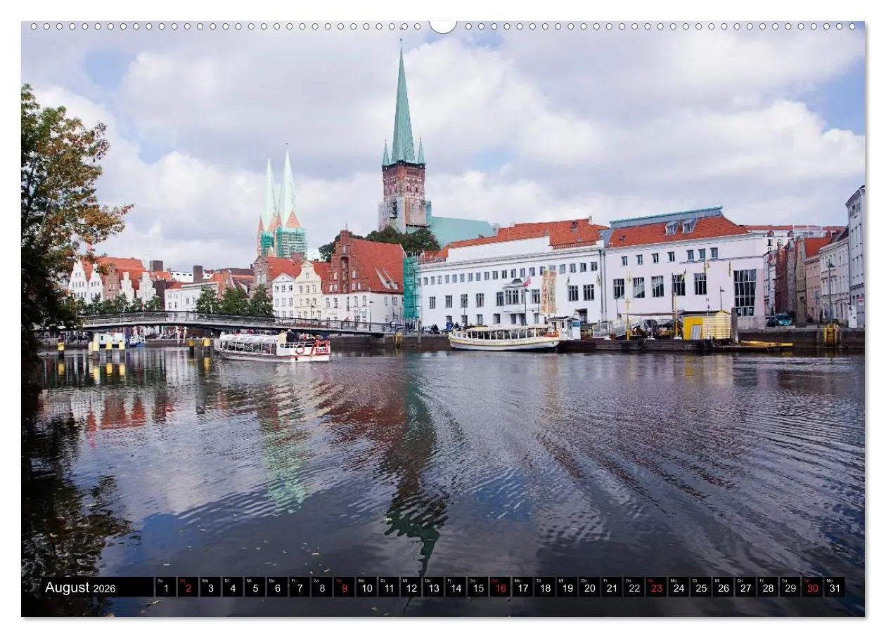 Bild: 9783516010572 | Ostseeperle Lübeck (Wandkalender 2026 DIN A2 quer), CALVENDO...
