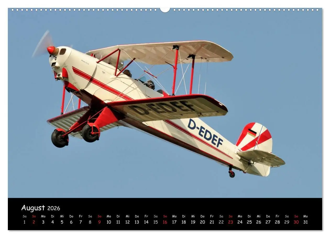 Bild: 9783516180572 | Doppeldecker - Veteranen der Lüfte (Wandkalender 2026 DIN A2 quer),...