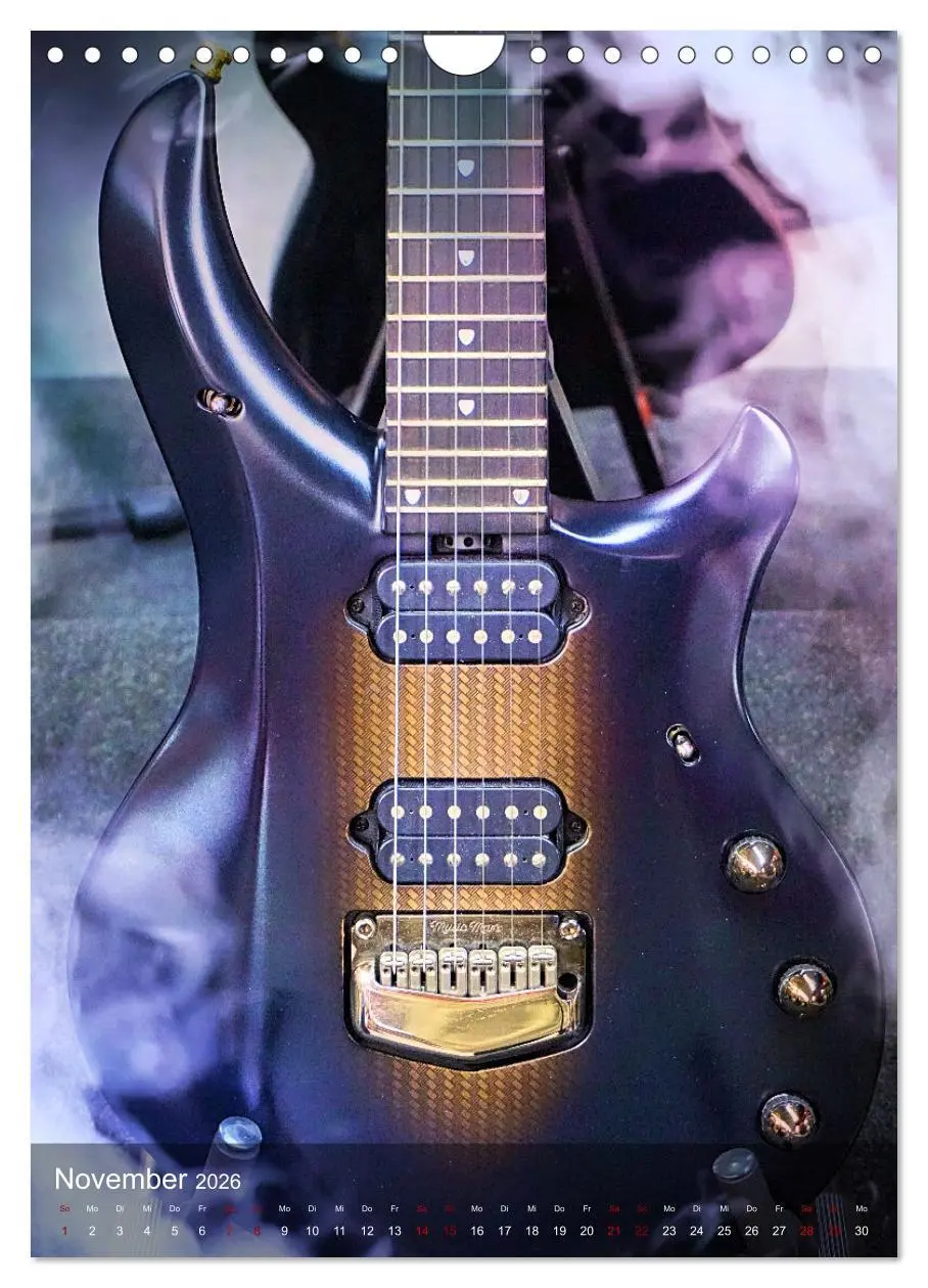Bild: 9783516320572 | Magische Gitarren (Wandkalender 2026 DIN A4 hoch), CALVENDO...