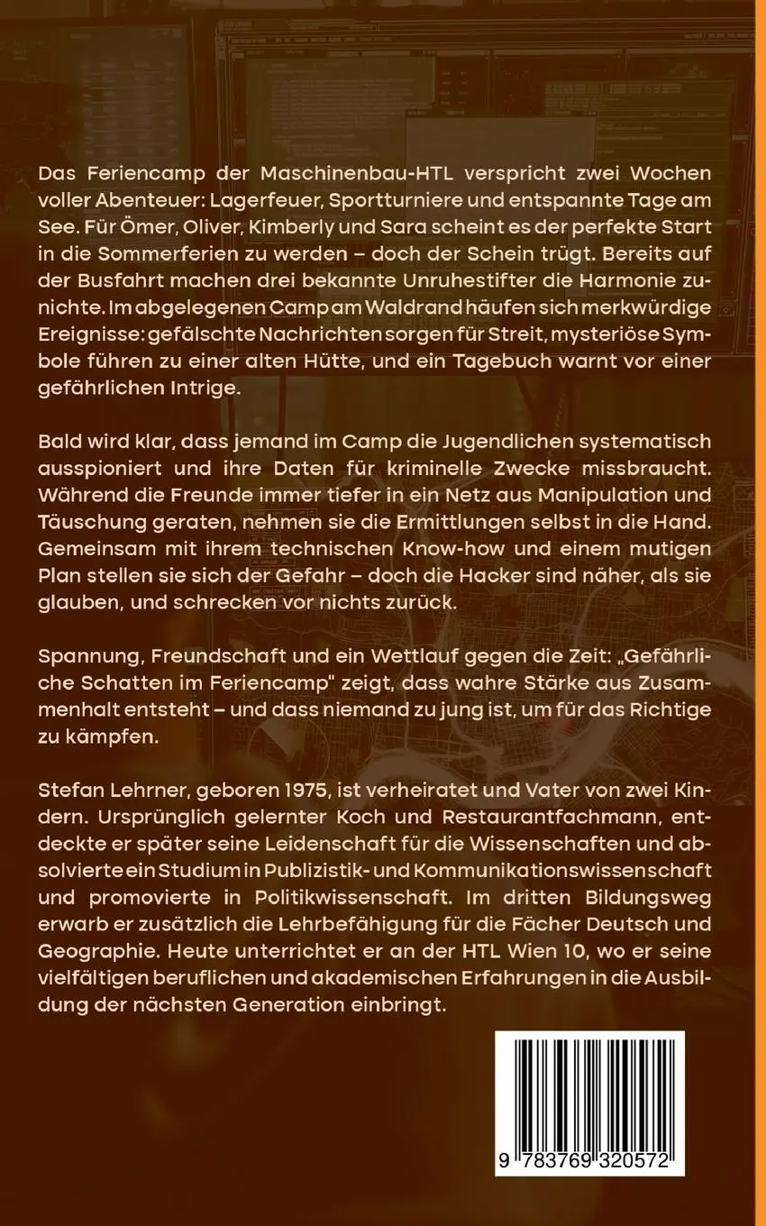 Rückseite: 9783769320572 | Ömers Team | Gefährliche Schatten im Feriencamp | Stefan Lehrner