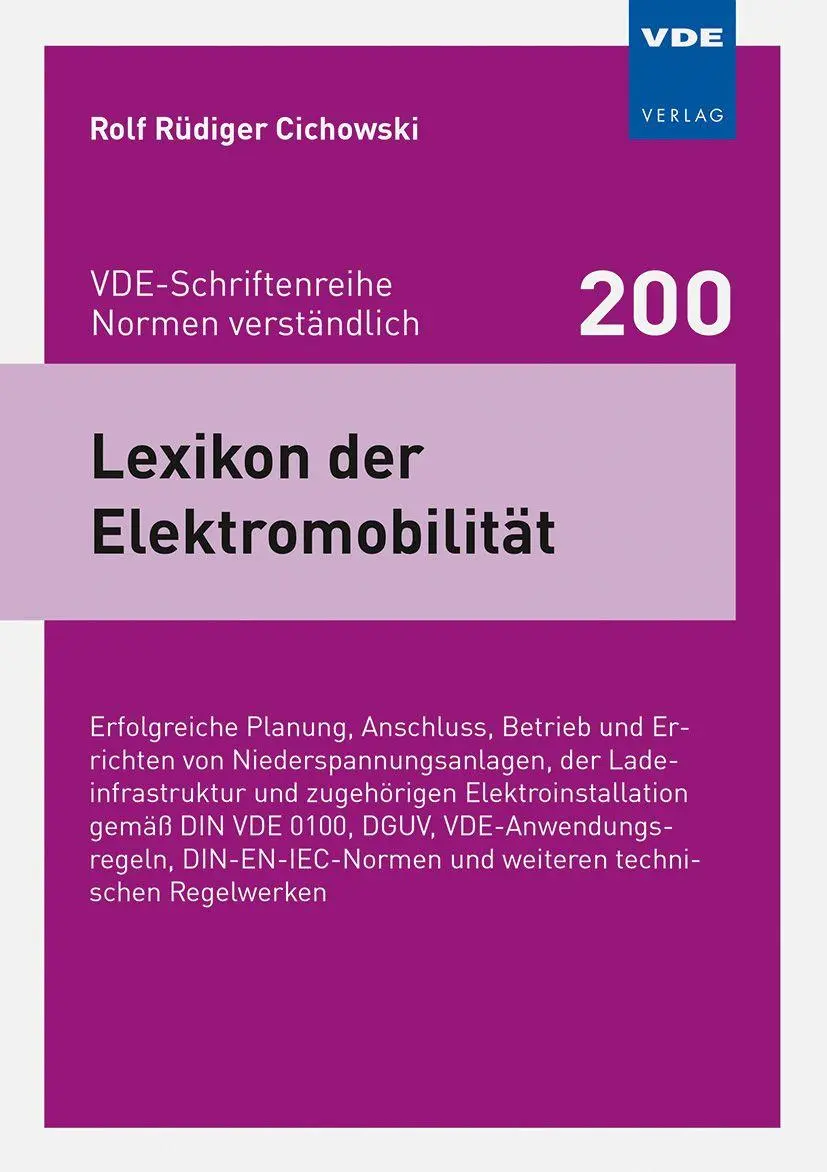 Bild: 9783800760572 | Lexikon der Elektromobilität | Rolf Rüdiger Cichowski | Taschenbuch