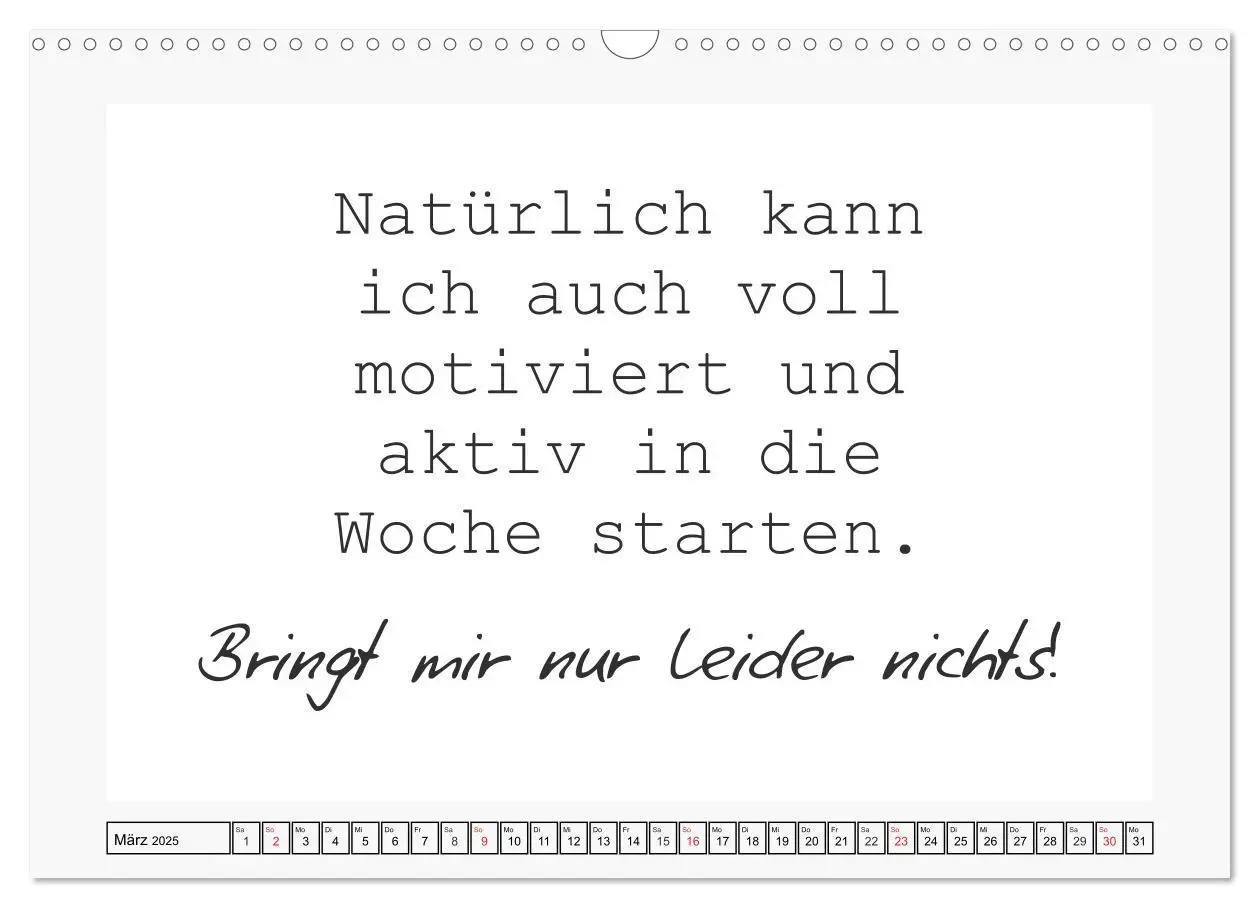 Bild: 9783435200672 | Typo-Kalender für das Büro. Sarkasmus und fiese Sprüche...