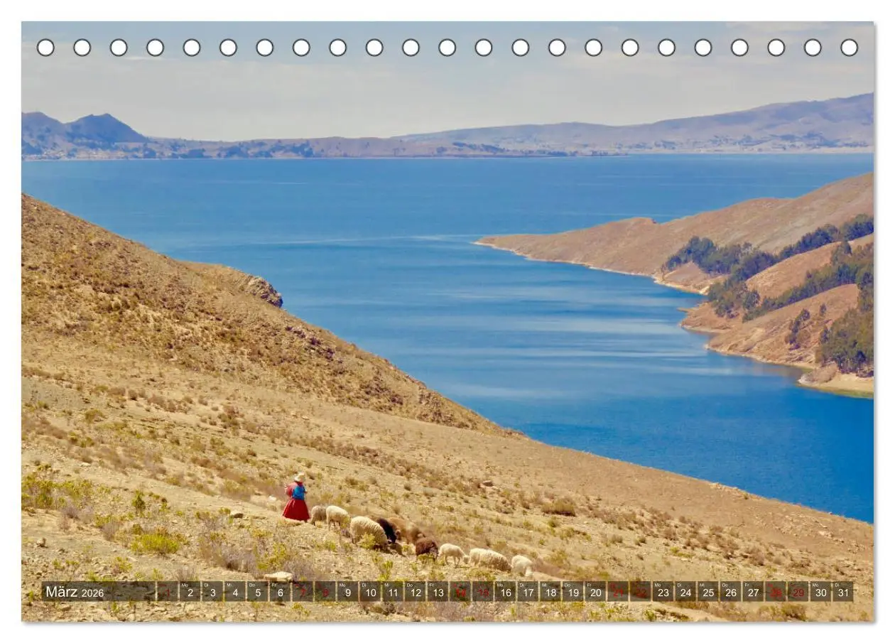 Bild: 9783457840672 | Peru Bolivien Chile (Tischkalender 2026 DIN A5 quer), CALVENDO...