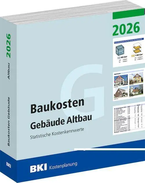 Cover: 9783481050672 | BKI Baukosten Gebäude Altbau 2026 | Architektenkammern | Taschenbuch