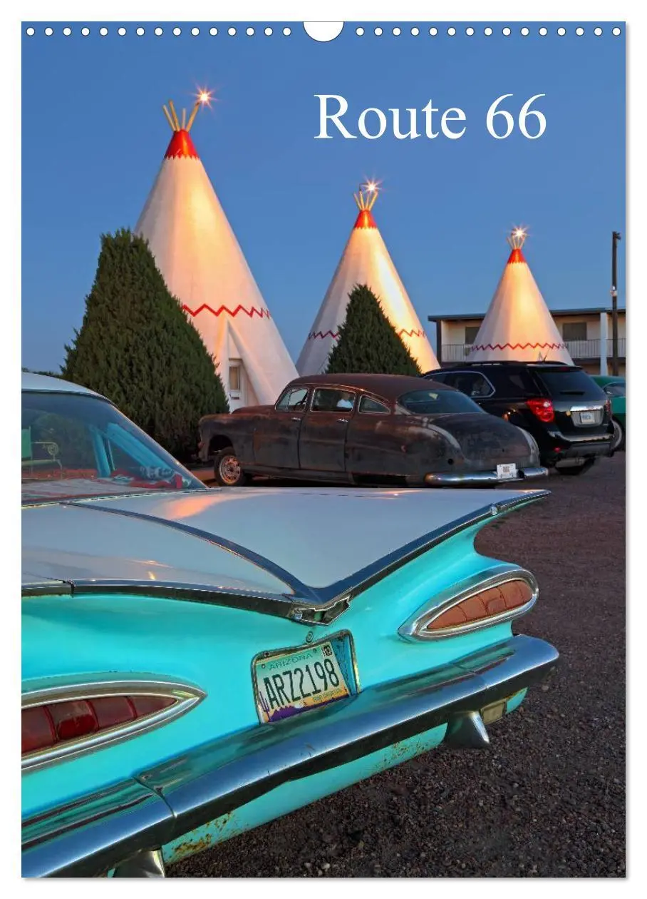 Cover: 9783516480672 | Route 66 (Wandkalender 2026 DIN A3 hoch), CALVENDO Monatskalender