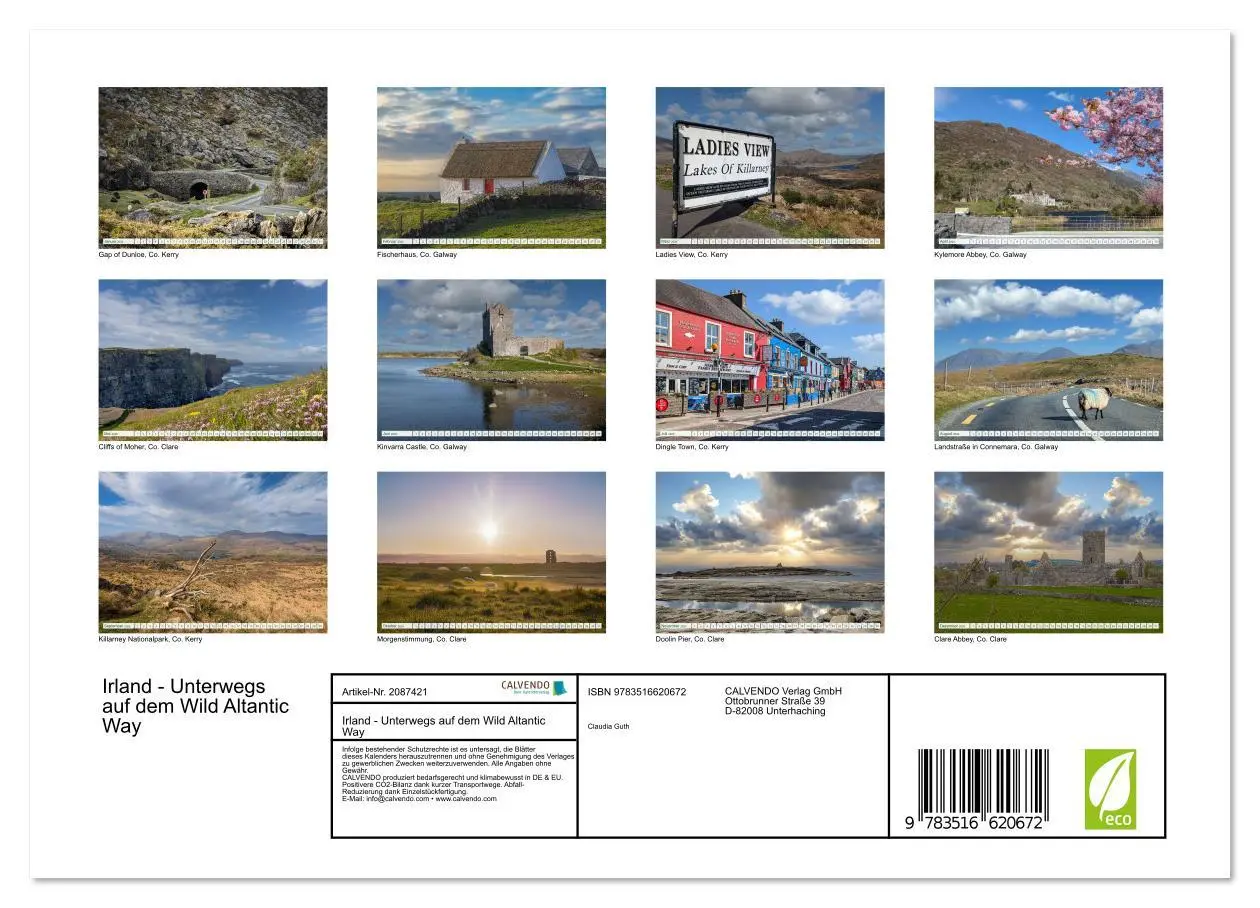 Bild: 9783516620672 | Irland - Unterwegs auf dem Wild Altantic Way (Wandkalender 2026 DIN...