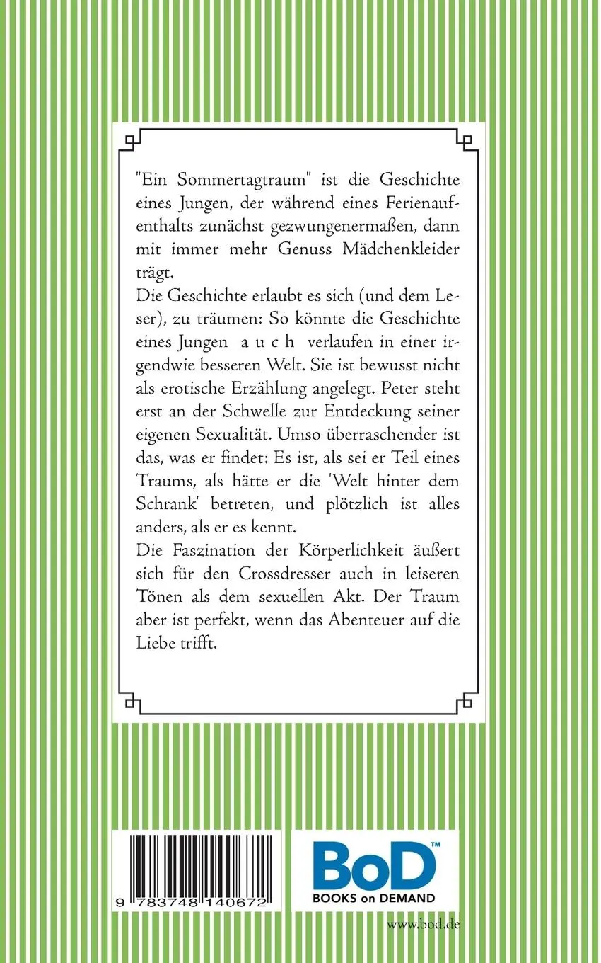 Rückseite: 9783748140672 | Ein Sommertagtraum | Aus Peter wird Petra | Catherine May | Buch